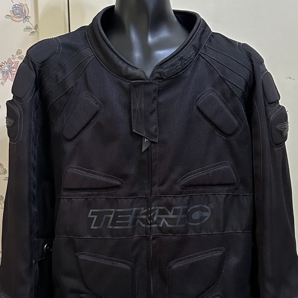 Teknic Supervent Mesh/Nylon Padded/Armored Motorcycle Jacket SZ 56 4XL